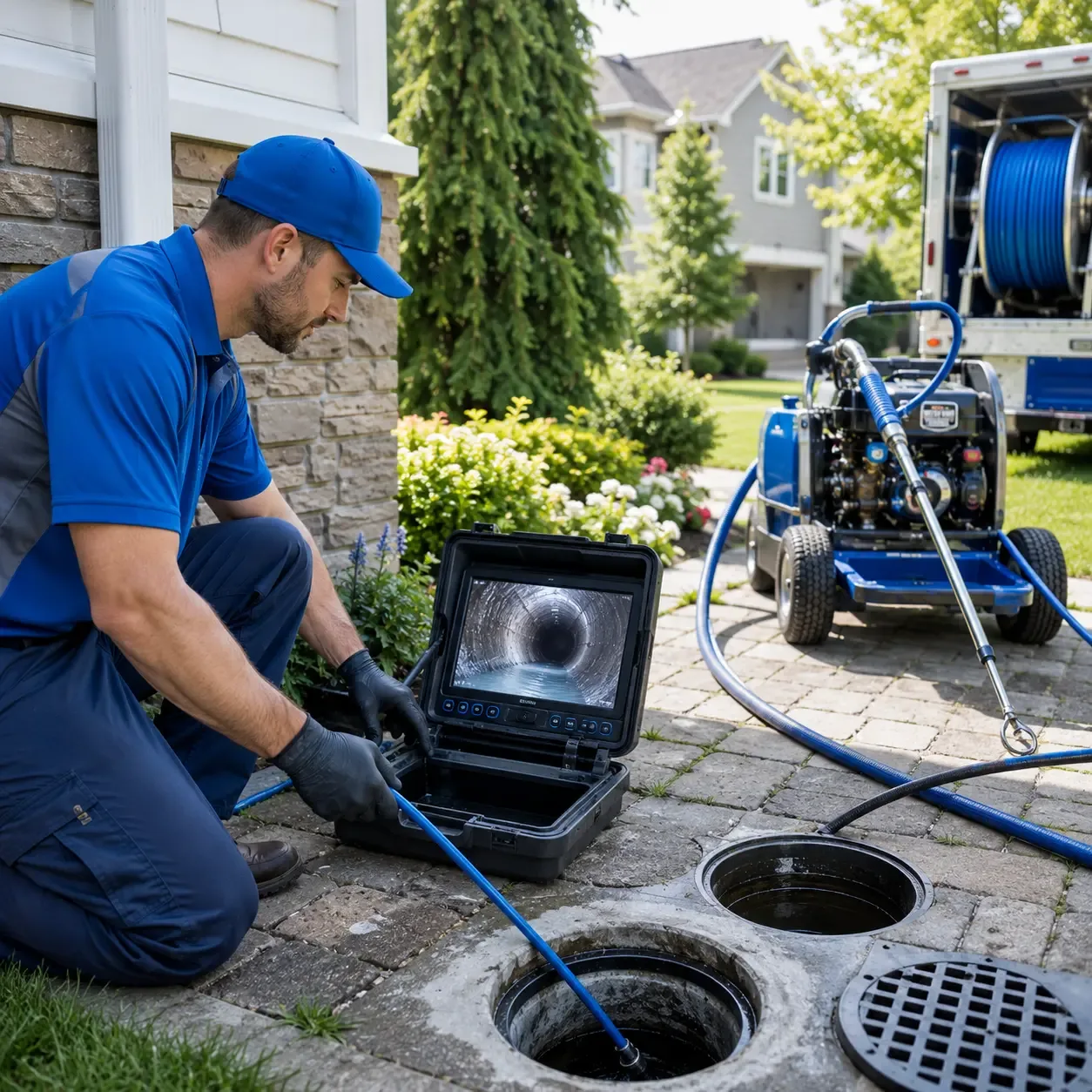 Outdoor drain cleaning professionals serving Encino, CA