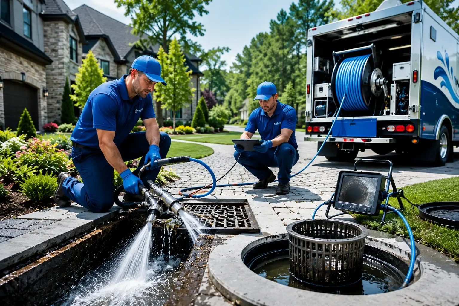 Local outdoor drain cleaning professionals in Encino, CA